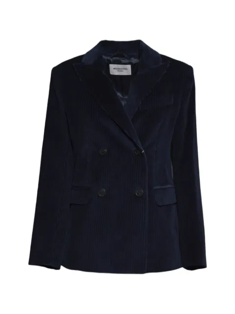 Weekend Max Mara double-breasted corduroy blazer