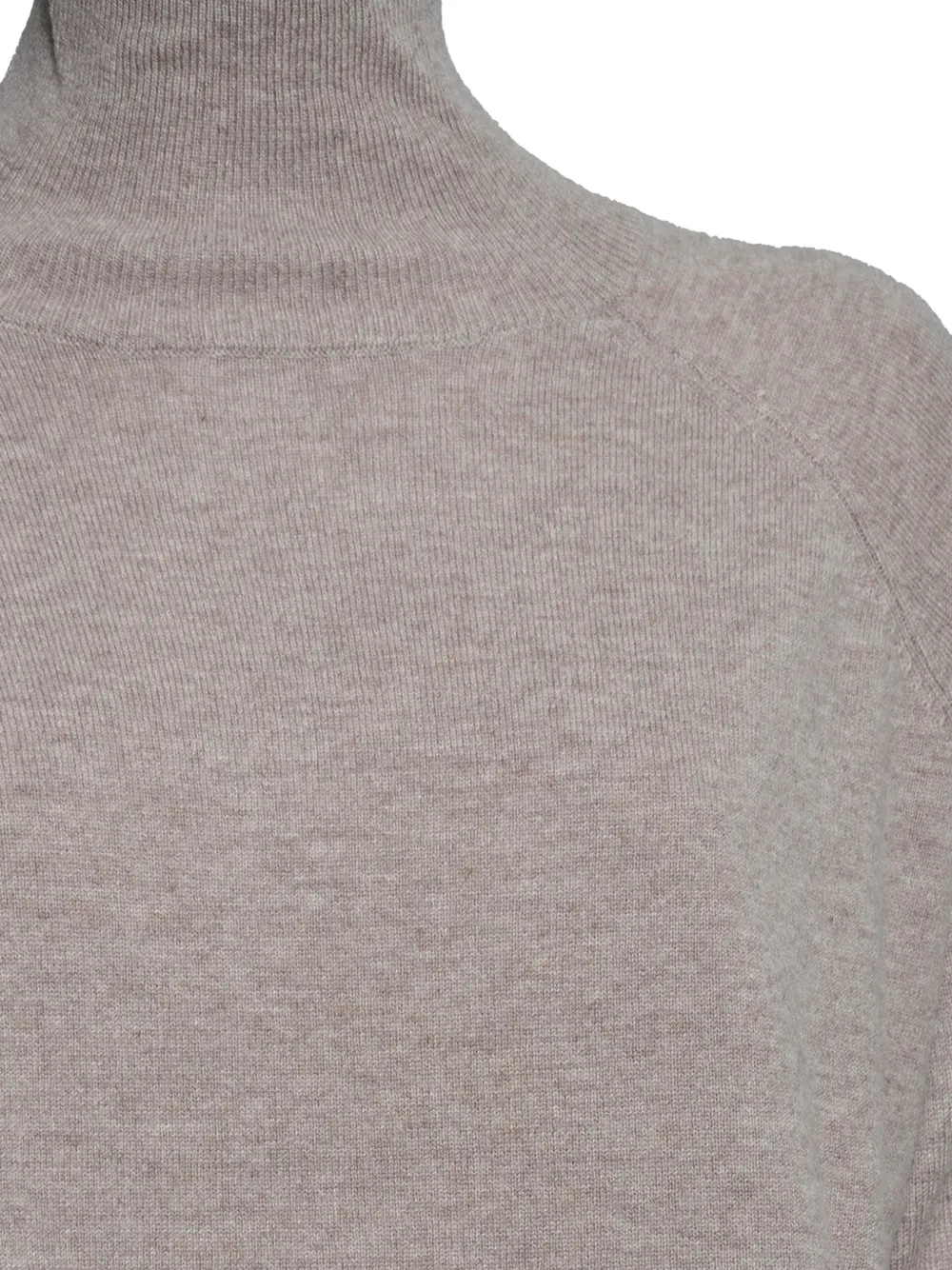 Weekend Max Mara Trui met raglan mouwen en gerolde hals Beige