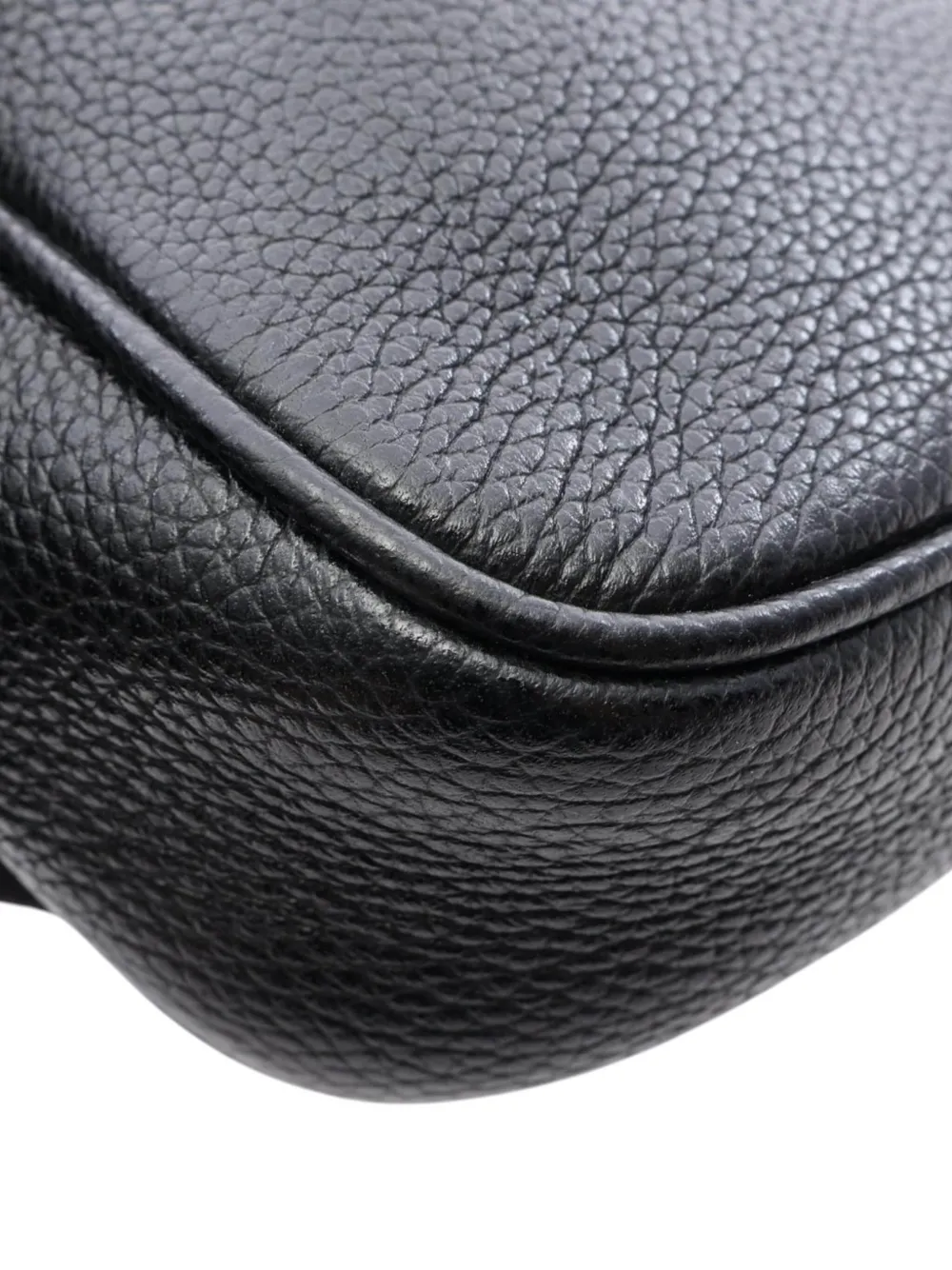 Gucci Pre-Owned 2000-2015 kalfsleren mini-crossbodytas met logo Zwart