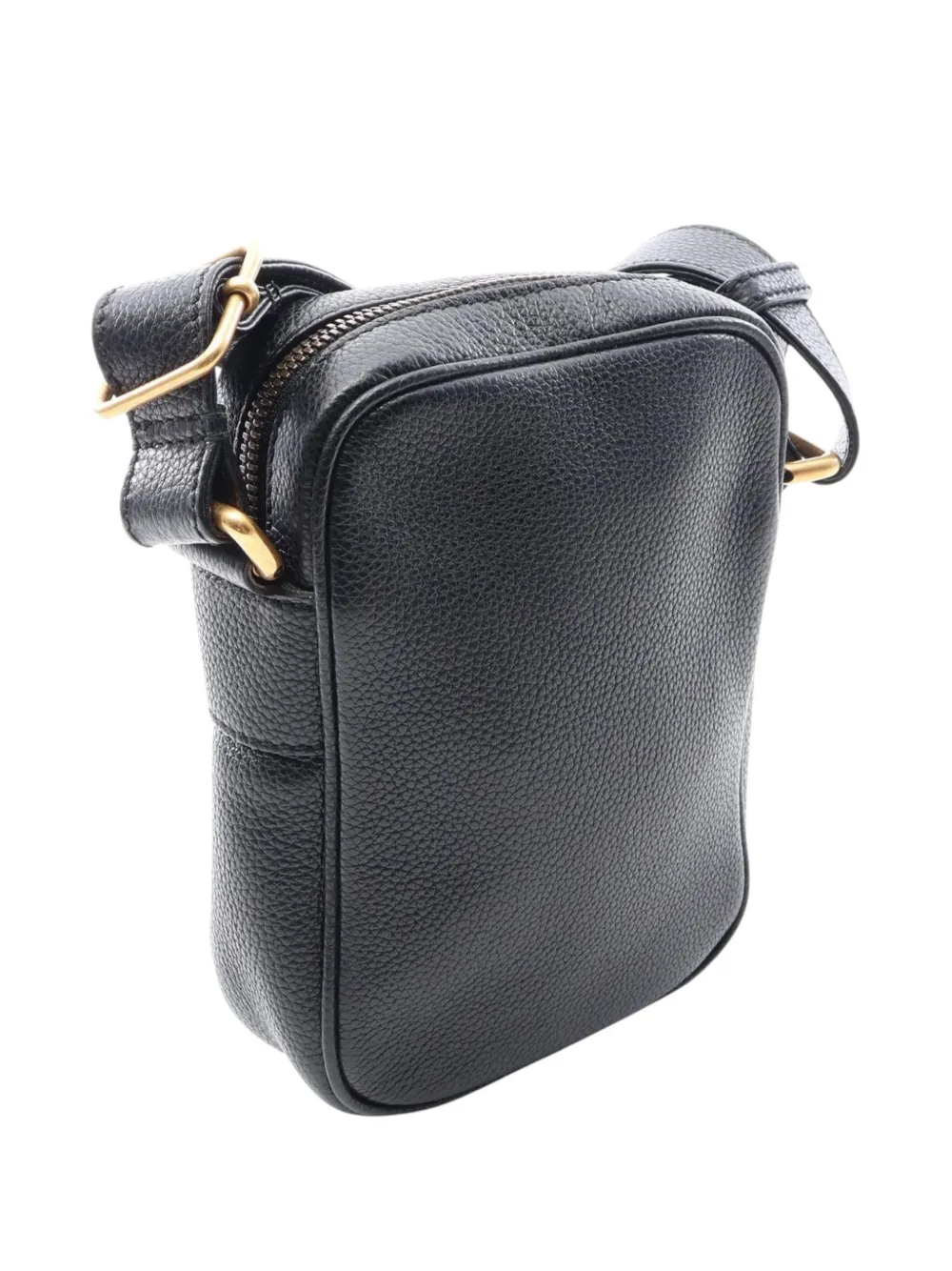 Gucci Pre-Owned 2000-2015 kalfsleren mini-crossbodytas met logo Zwart