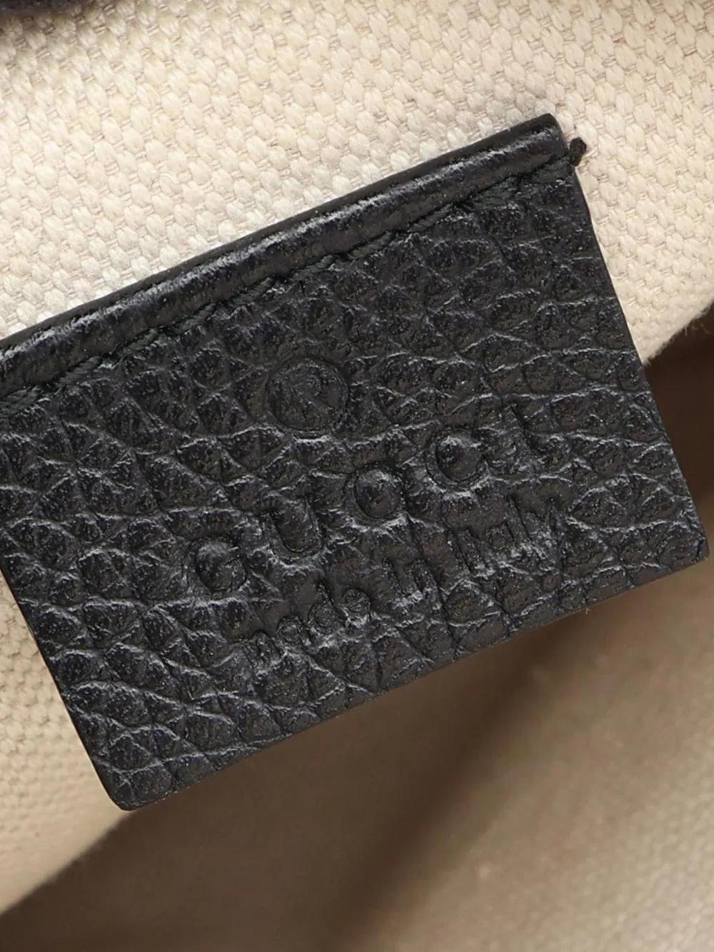 Gucci Pre-Owned 2000-2015 kalfsleren mini-crossbodytas met logo Zwart