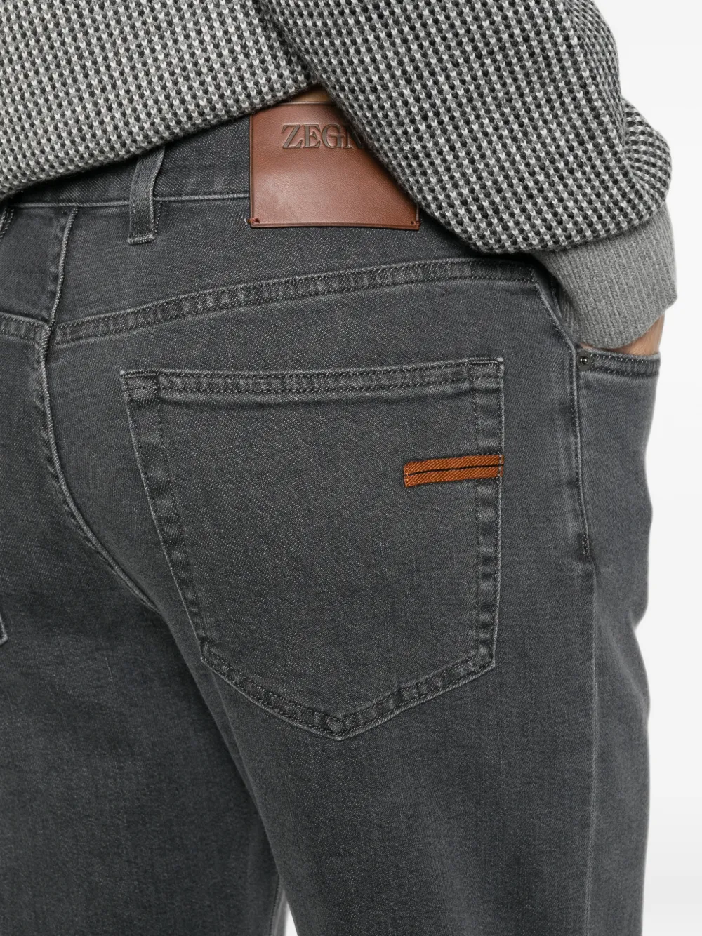 Zegna Straight jeans Grijs