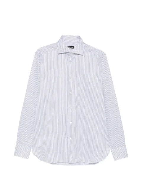 Zegna striped cotton shirt