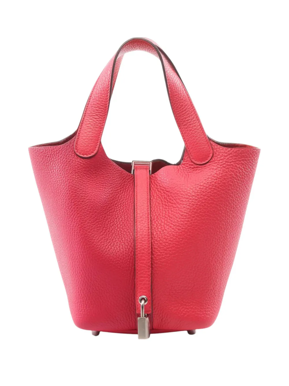 Hermès Pre-Owned Borsa a mano Picotin Lock in pelle Clemence 18 2020 - Rosa
