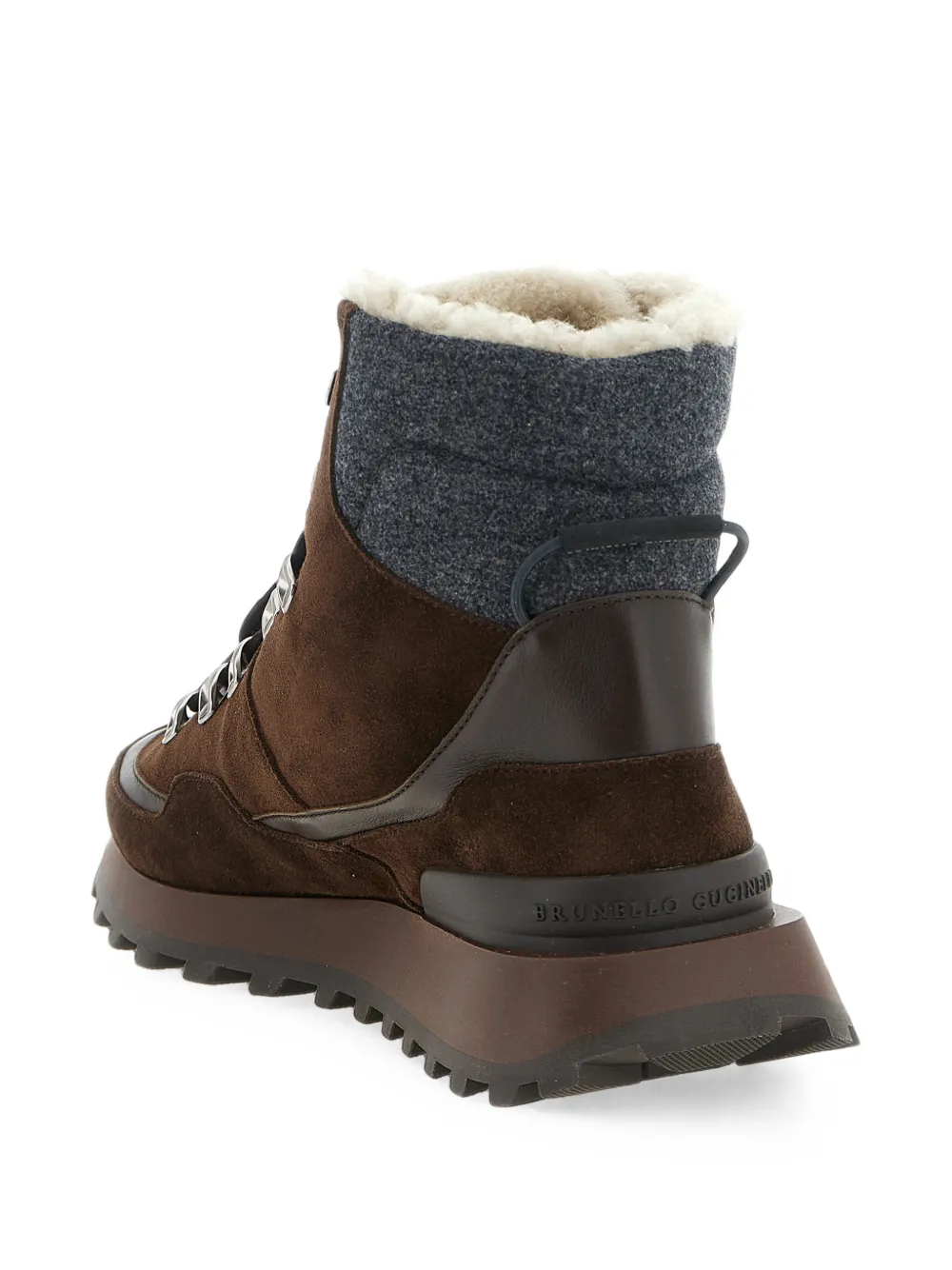 Brunello Cucinelli lace-up ankle boots Bruin