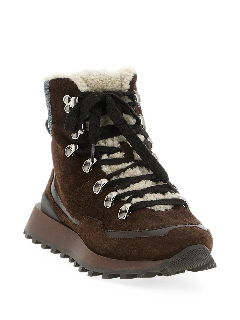 Brunello Cucinelli lace-up ankle boots Bruin