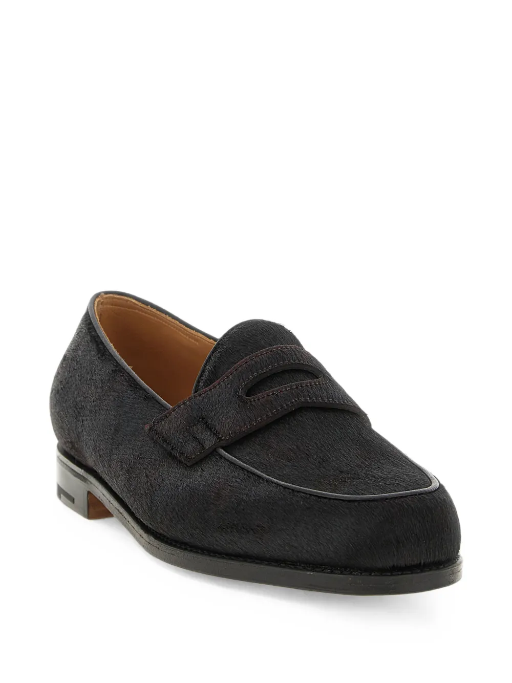 John Lobb Lopez bristle-hide loafers Bruin