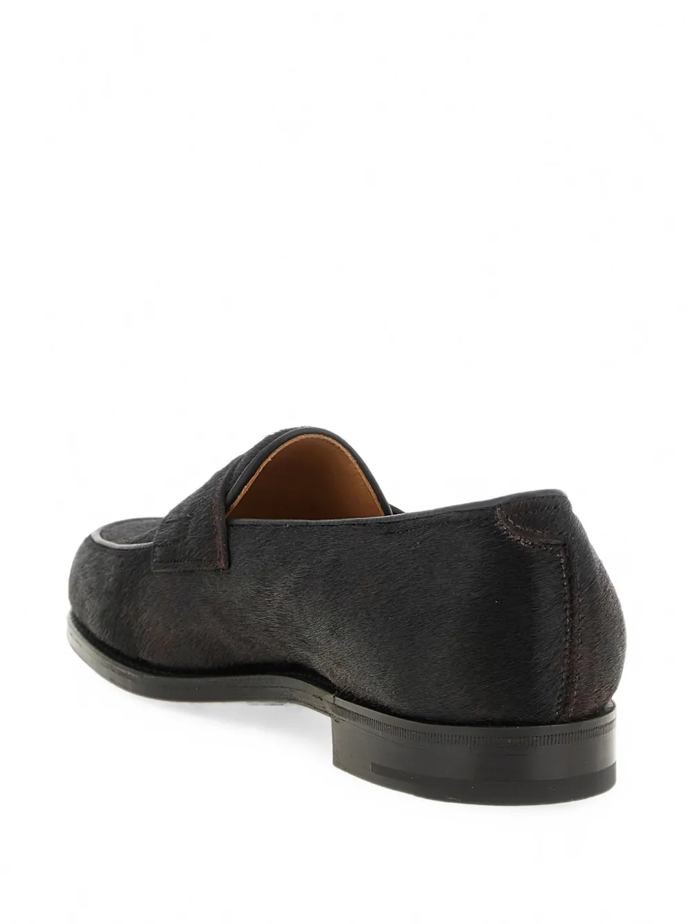 John Lobb Lopez bristle-hide loafers Bruin
