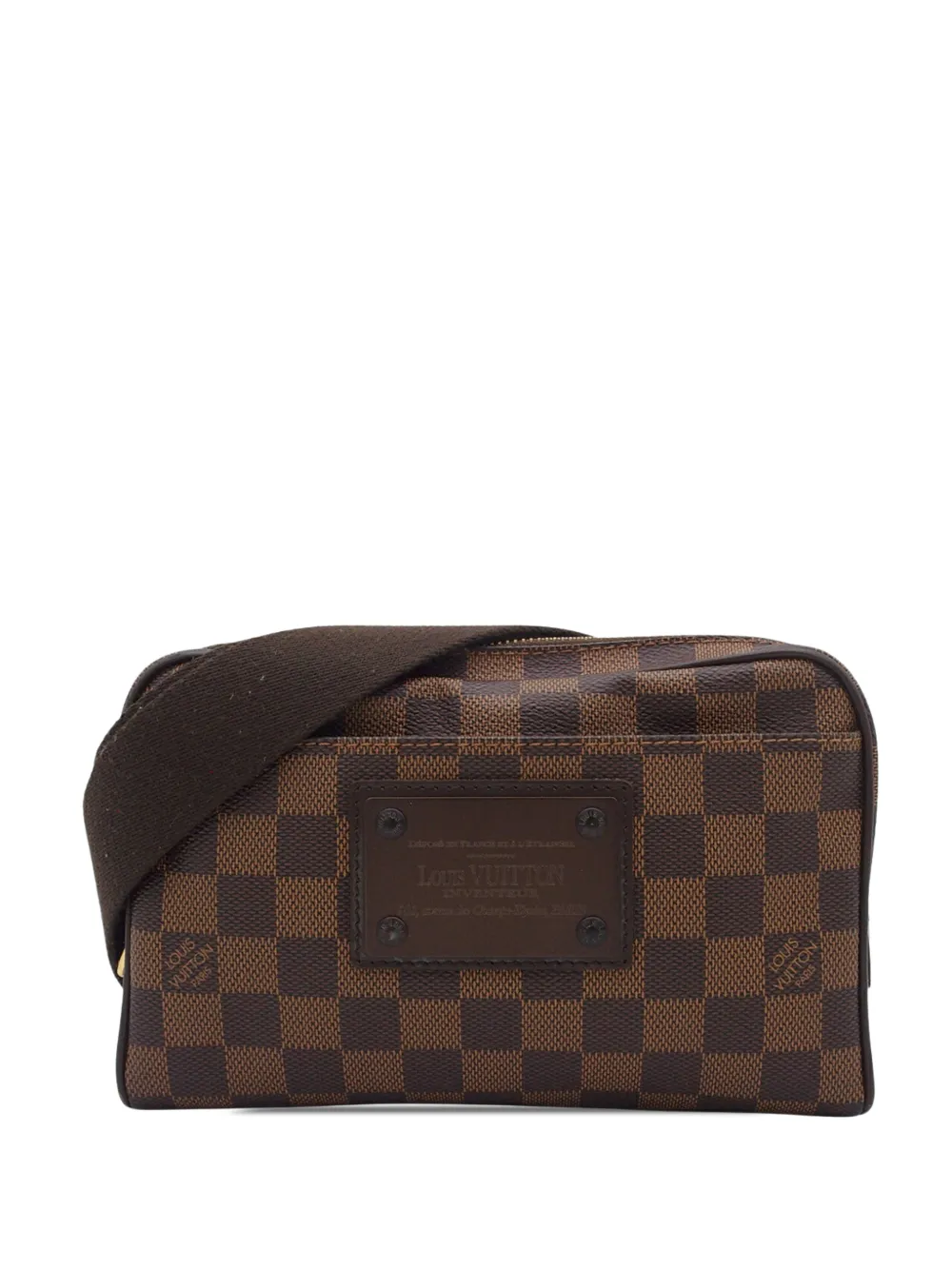 Louis Vuitton Pre-Owned 2010 Damier Ebene Brooklyn Gürteltasche - Braun