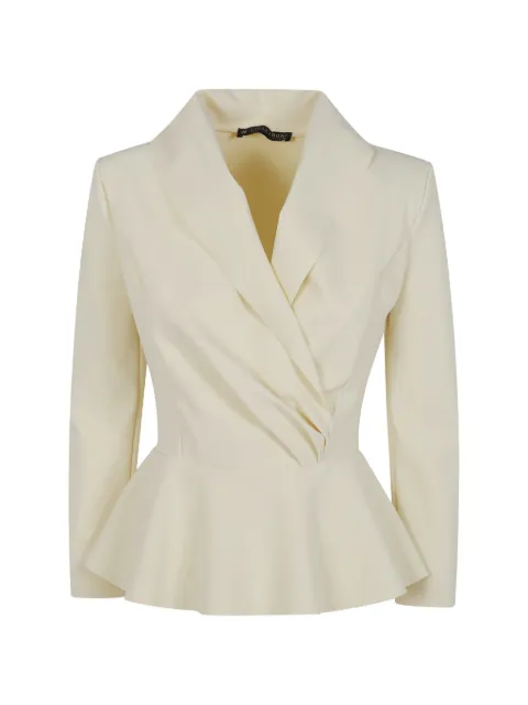 CHIARA BONI La Petite Robe peplum wrap top