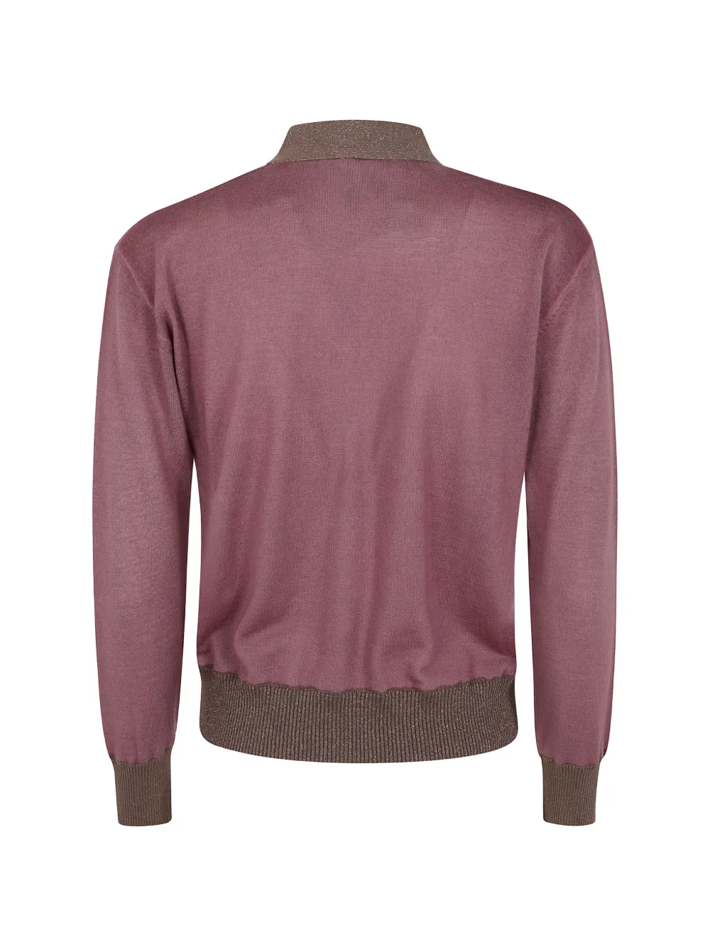 IN BED WITH YOU Vest met lurex-afwerking en opgestikte zak Roze