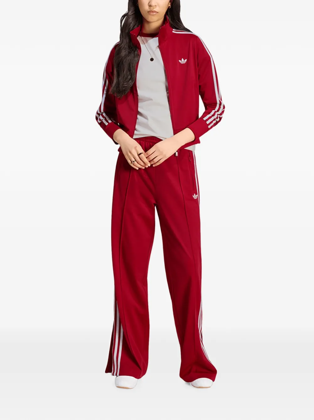 adidas Firebird Classic track jacket Rood