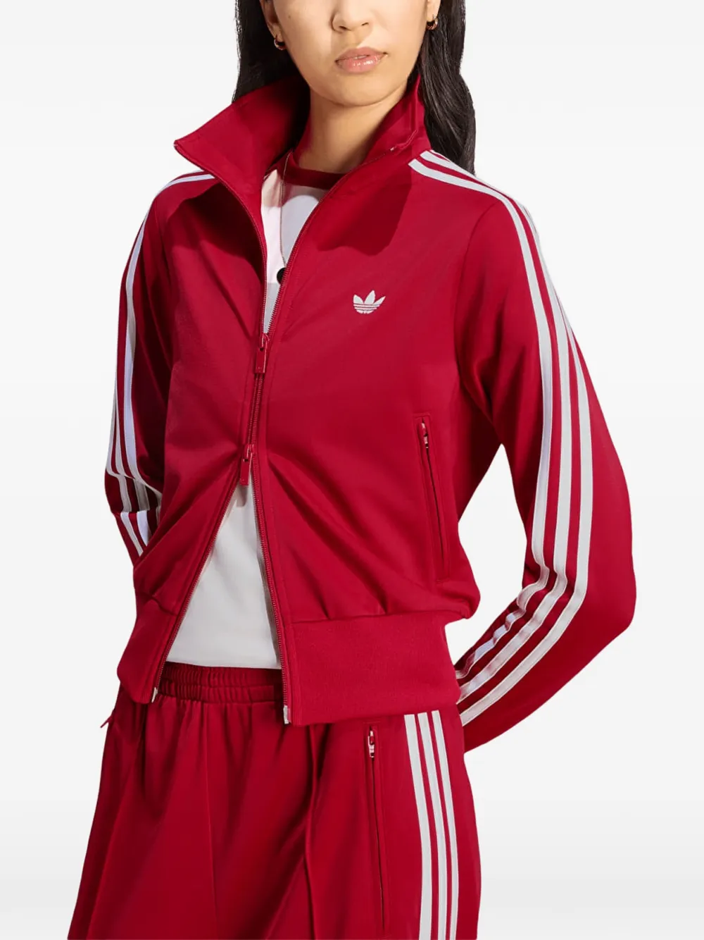 adidas Firebird Classic track jacket Rood