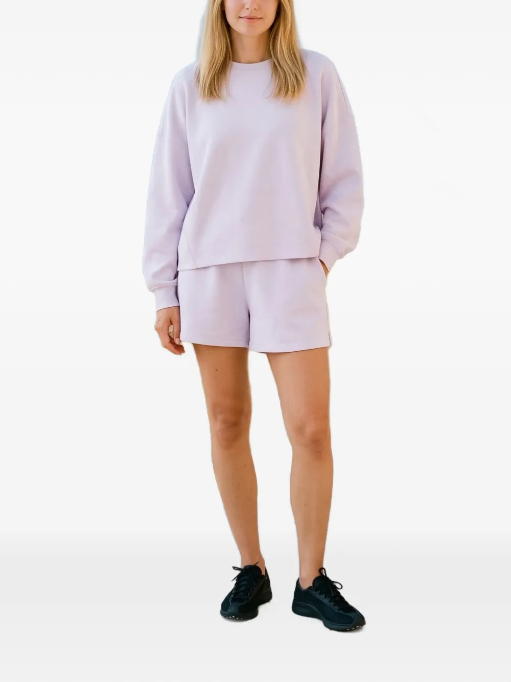 Nike high-waisted shorts Paars