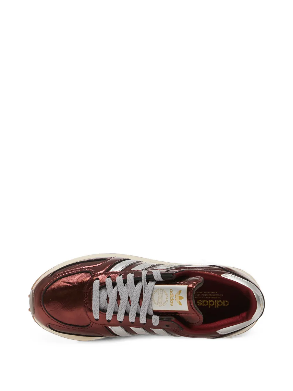 adidas La Trainer OG metallic sneakers Rood