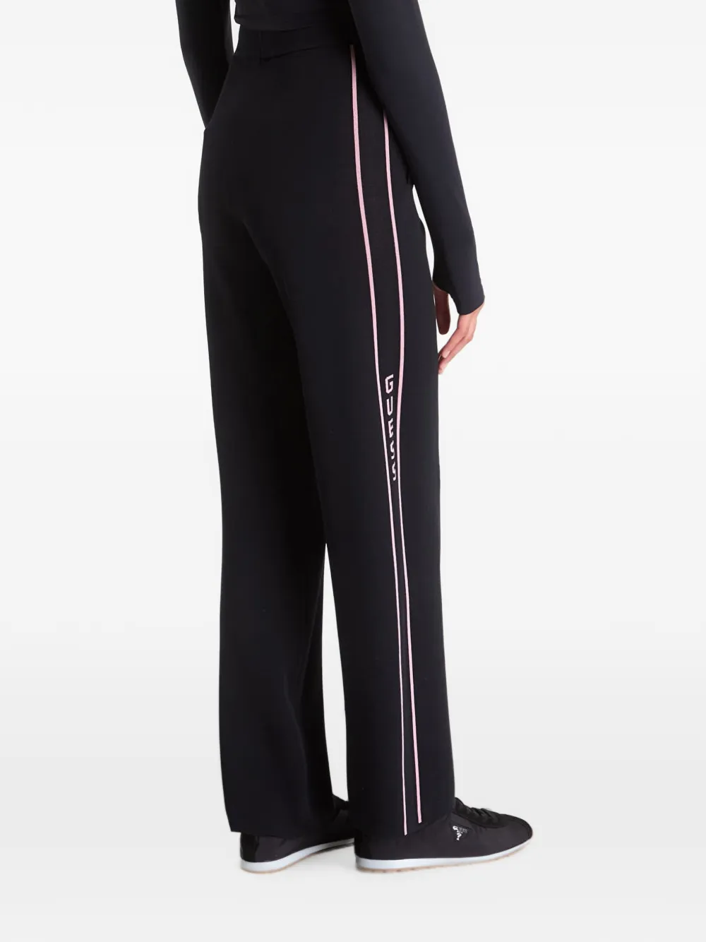 GUESS USA Trainingsbroek met geborduurd logo Zwart