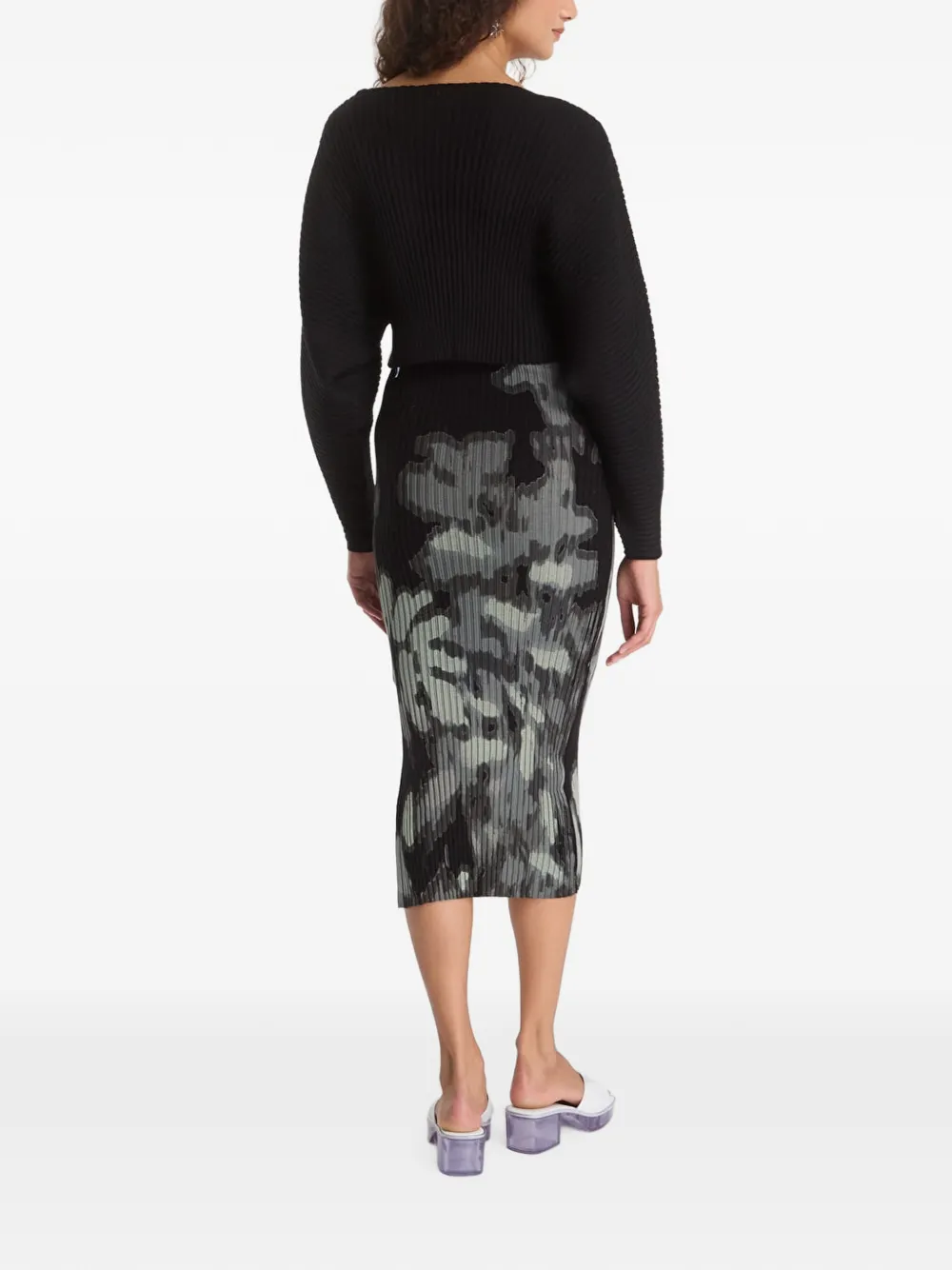 Desigual Jurk met bloemenprint Zwart