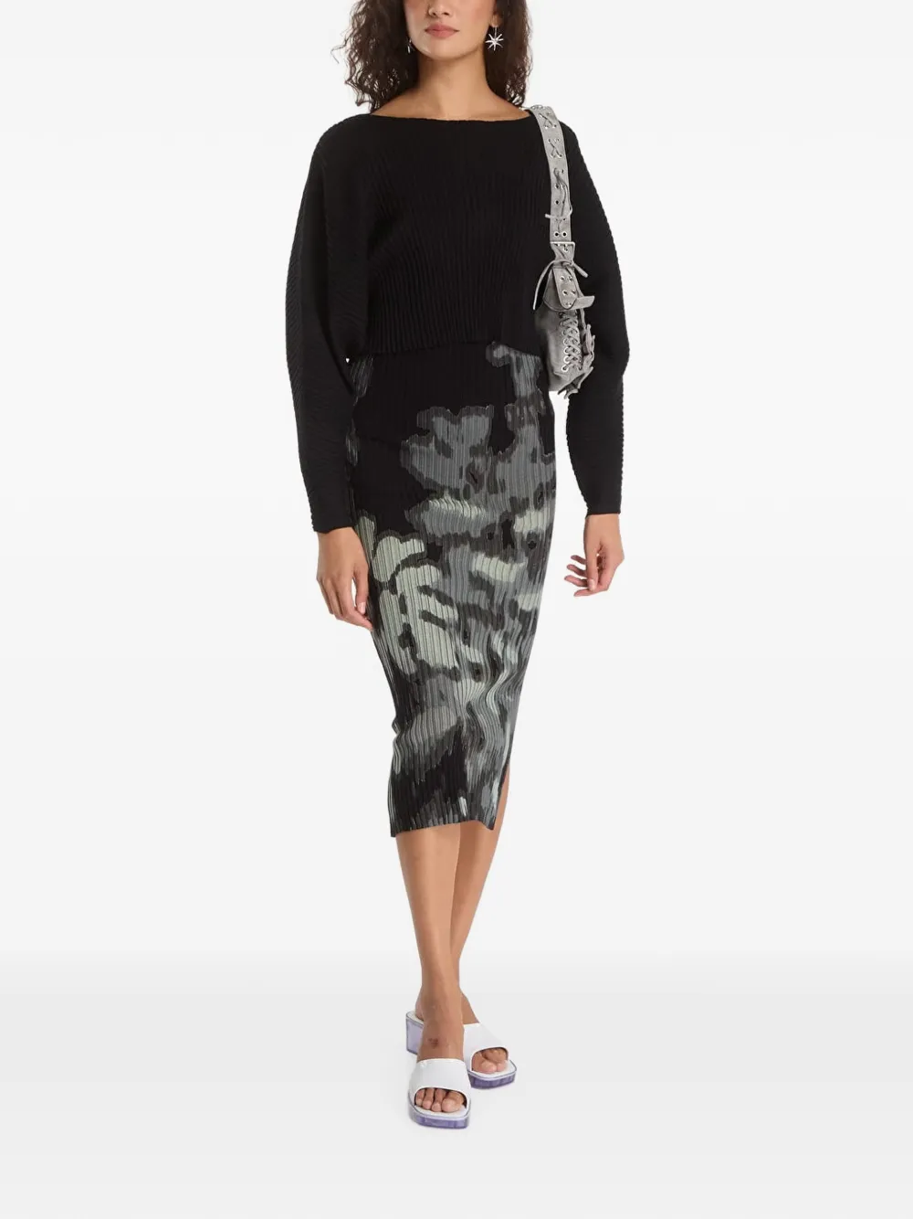 Desigual Jurk met bloemenprint Zwart