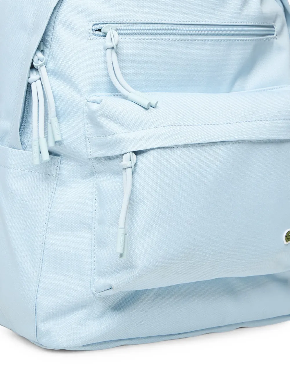 Lacoste Neocroc logo-patch backpack Blauw