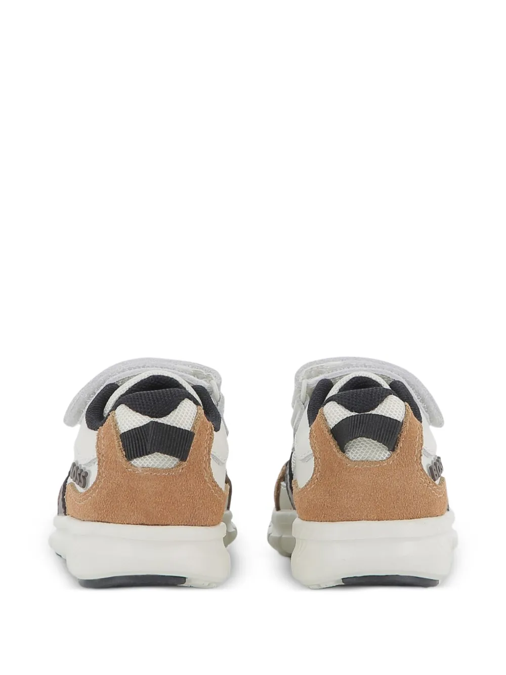 BOSS Kidswear lace-up sneakers Wit