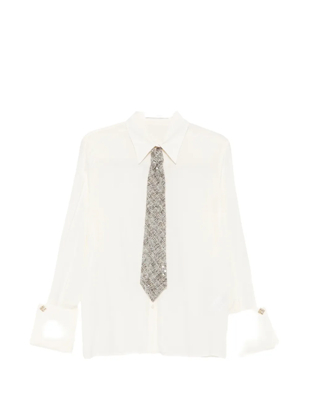 SIMONA CORSELLINI button-up wide-cuff shirt · 42