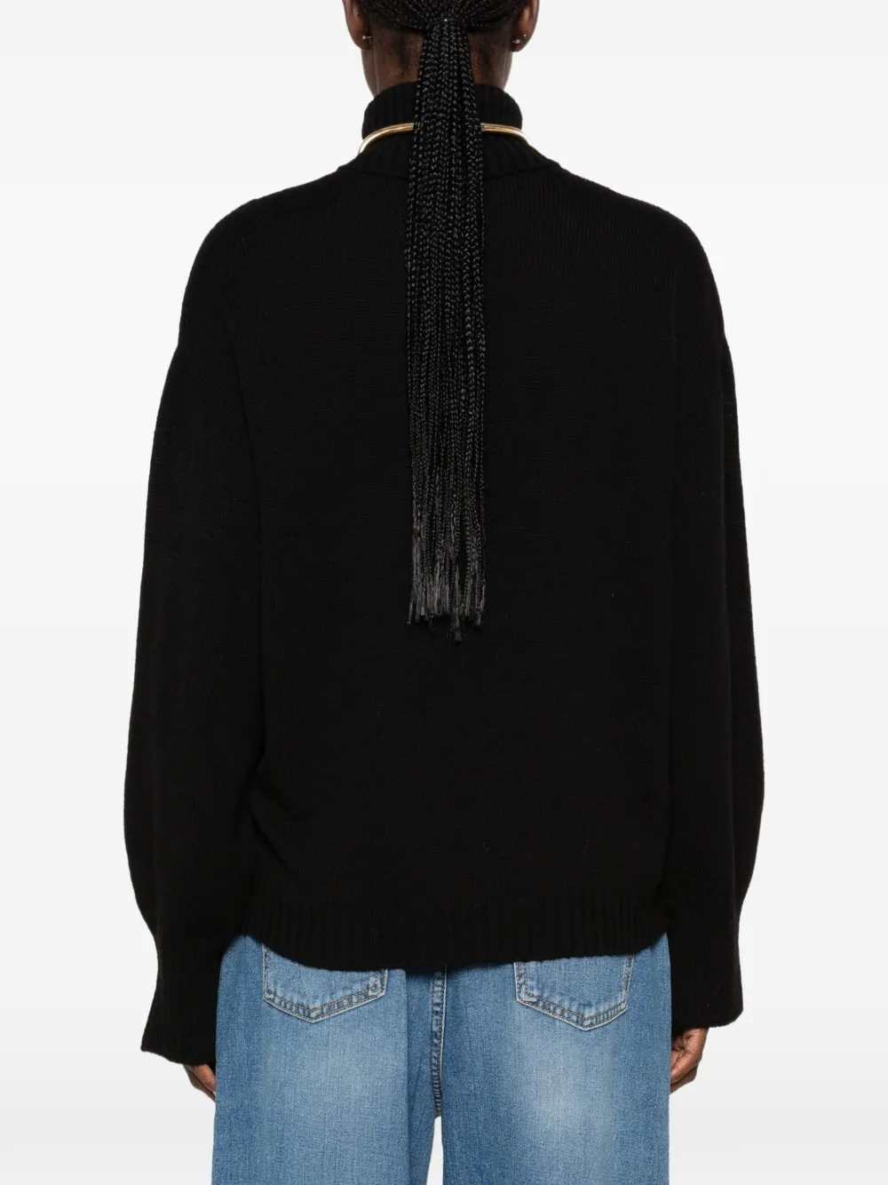 SIMONA CORSELLINI roll-neck sweater Zwart