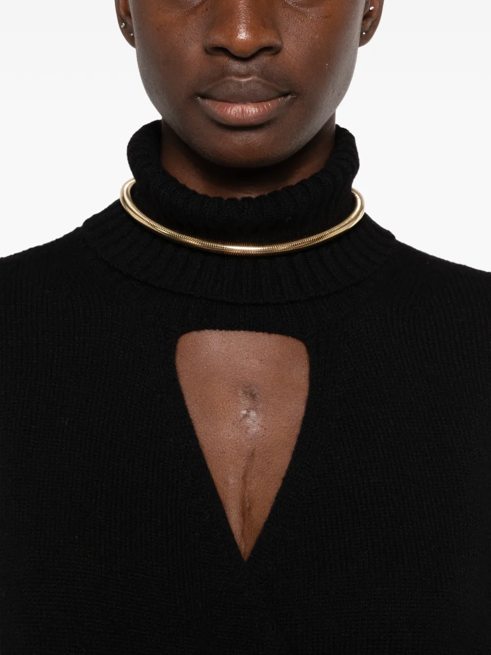 SIMONA CORSELLINI roll-neck sweater Zwart