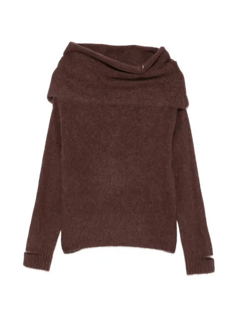 SIMONA CORSELLINI safety-pin sweater