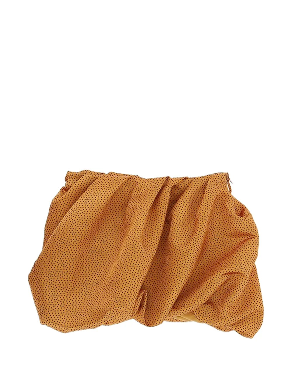 Elisabetta Franchi Kids polka-dot gathered skirt - Arancione