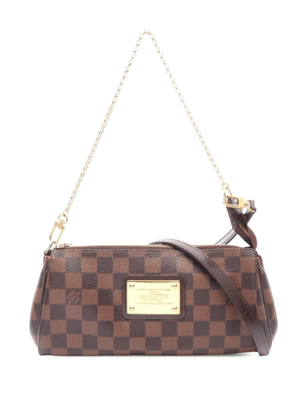 Louis Vuitton Pre-Owned 2011 Damier Ebene Eva satchel - Braun