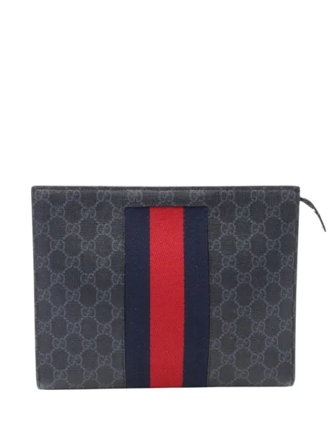 Gucci Pre-Owned 2000-2015 GG Supreme Web clutch bag