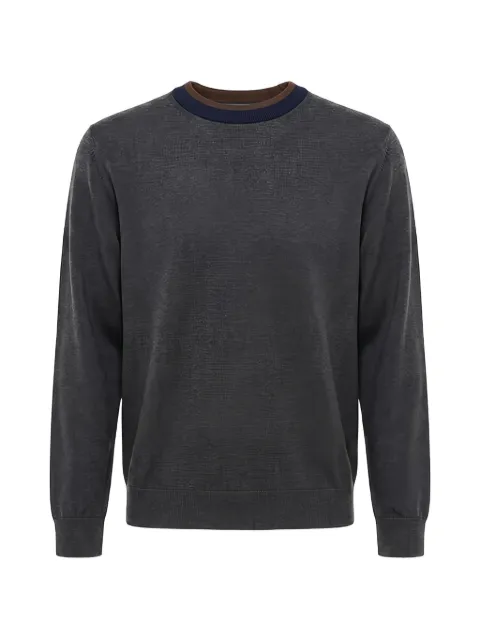 Peserico contrast-trim knitted sweater