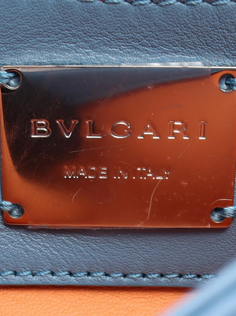 Bvlgari Pre-Owned 2020-2026 ミニ レザー セルペンティ カボション