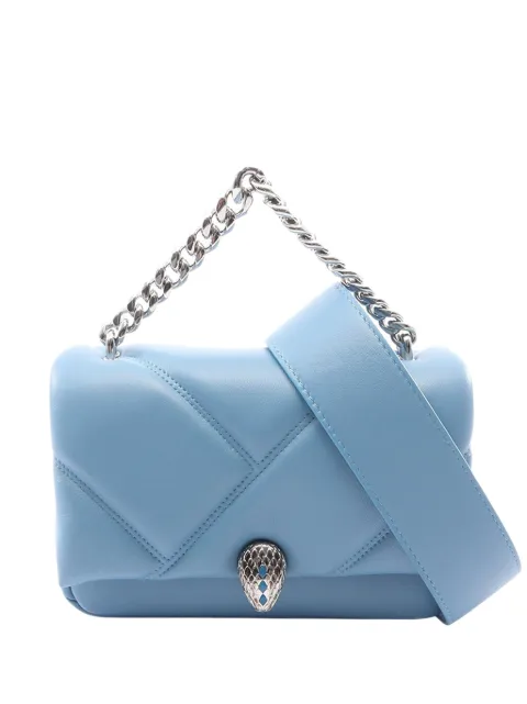 Bvlgari Pre-Owned 2020-2026 Mini Leather Serpenti Cabochon satchel