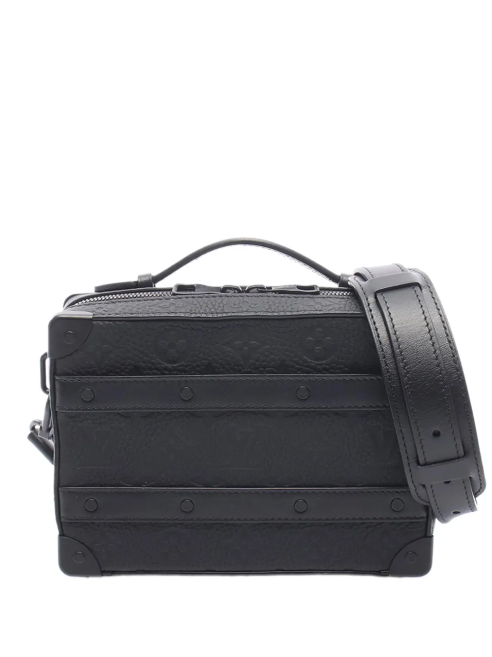Louis Vuitton Pre-Owned 2020-2026 Monogram Taurillon Handle Soft Trunk satchel - Black