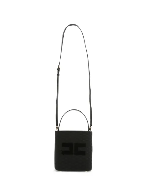 Elisabetta Franchi Kids bolsa de hombro con placa del logo