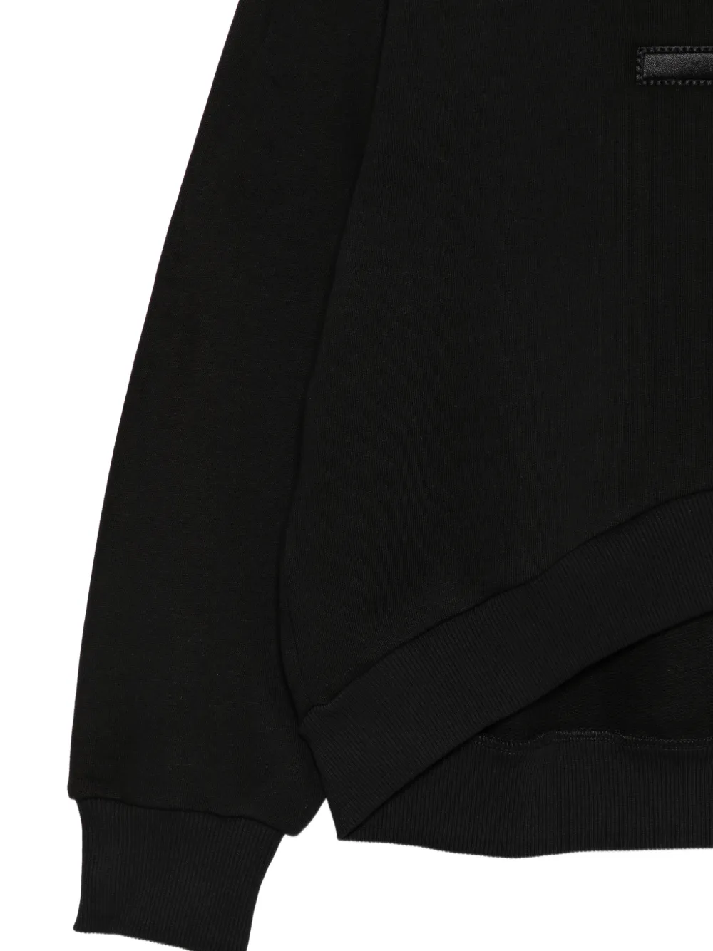 Elisabetta Franchi Kids Sweater met logopatch Zwart