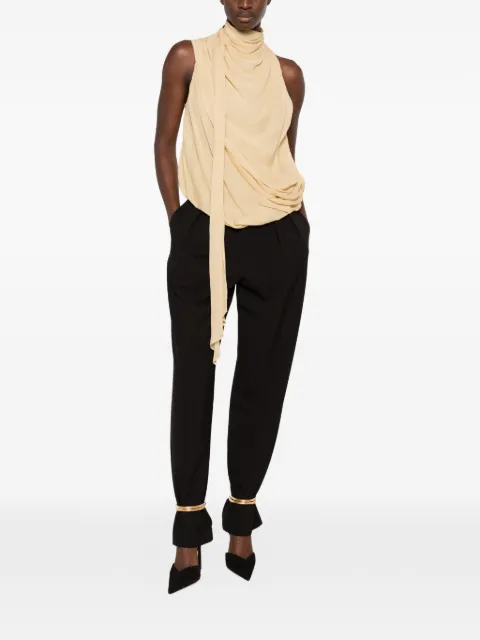 SIMONA CORSELLINI anklet-detail trousers