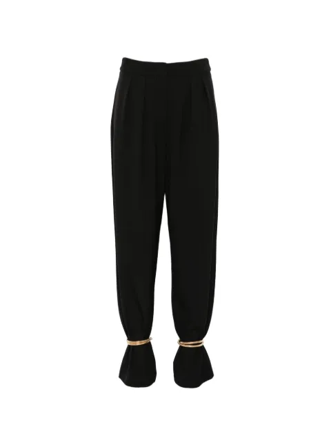 SIMONA CORSELLINI anklet-detail trousers