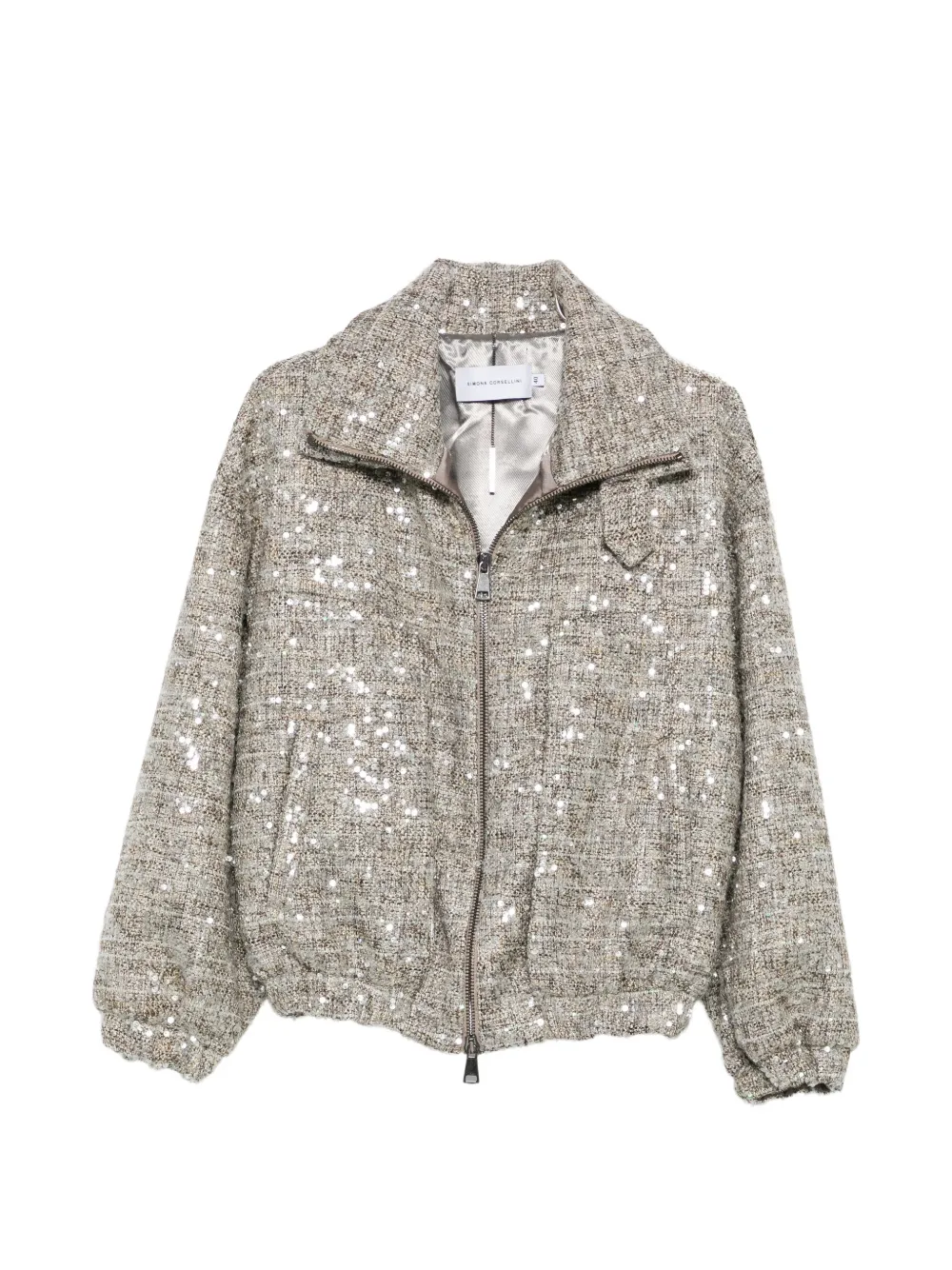 SIMONA CORSELLINI sequin-embellished jacket