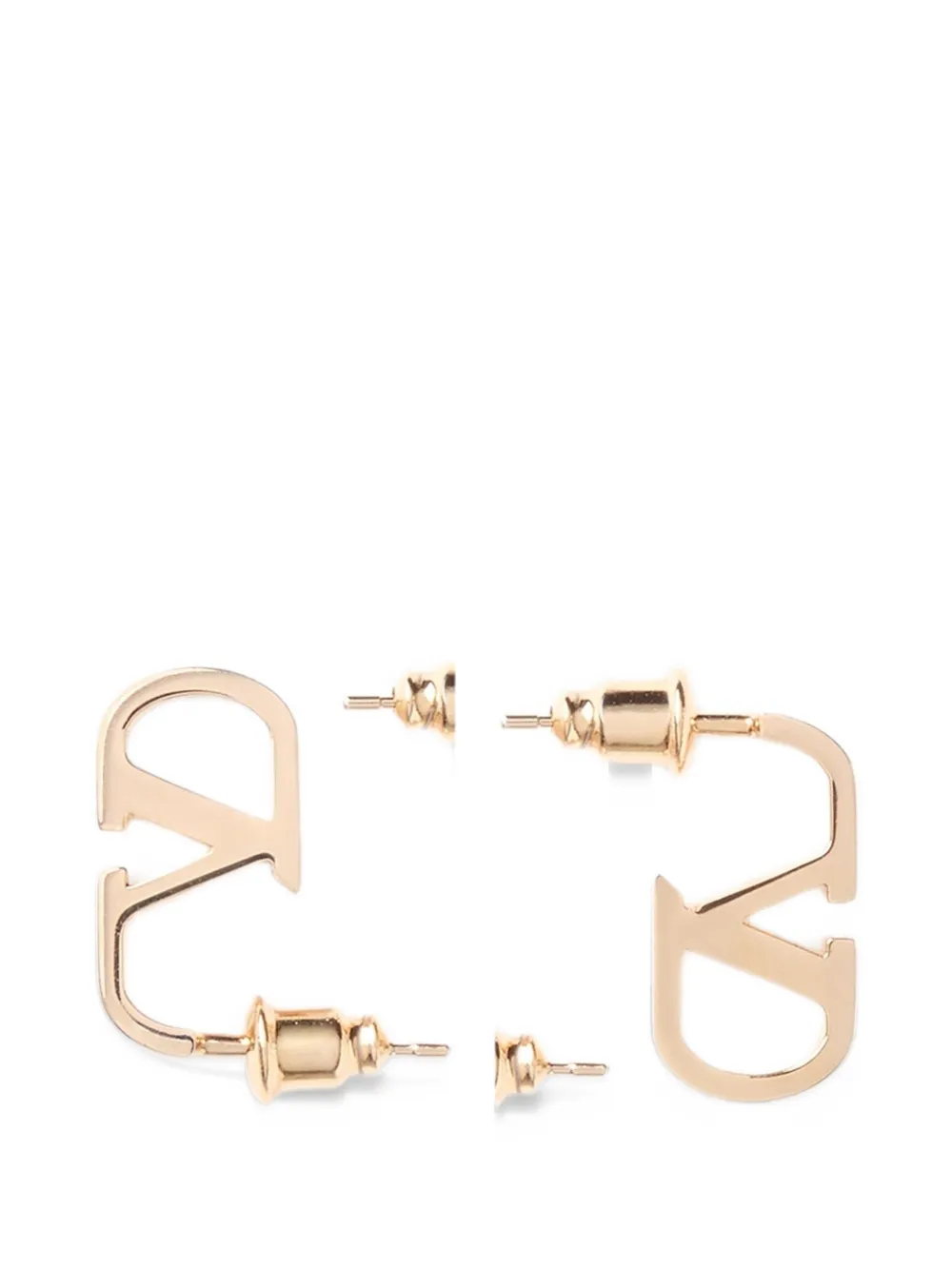 Valentino Garavani VLogo Signature metal earrings - Oro