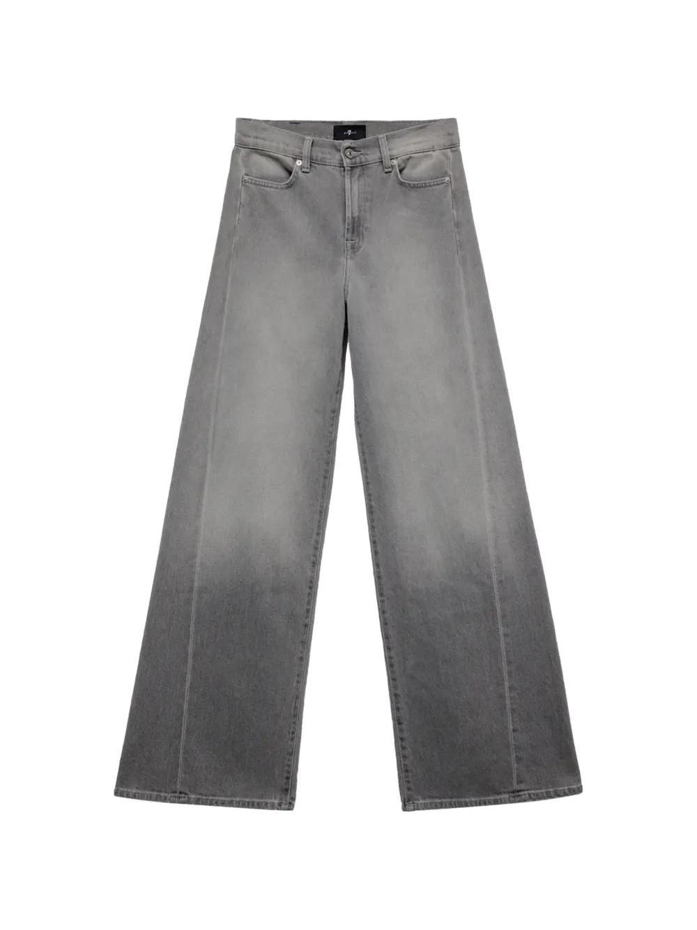 7 For All Mankind Tailorless Lotta faded wide-leg jeans
