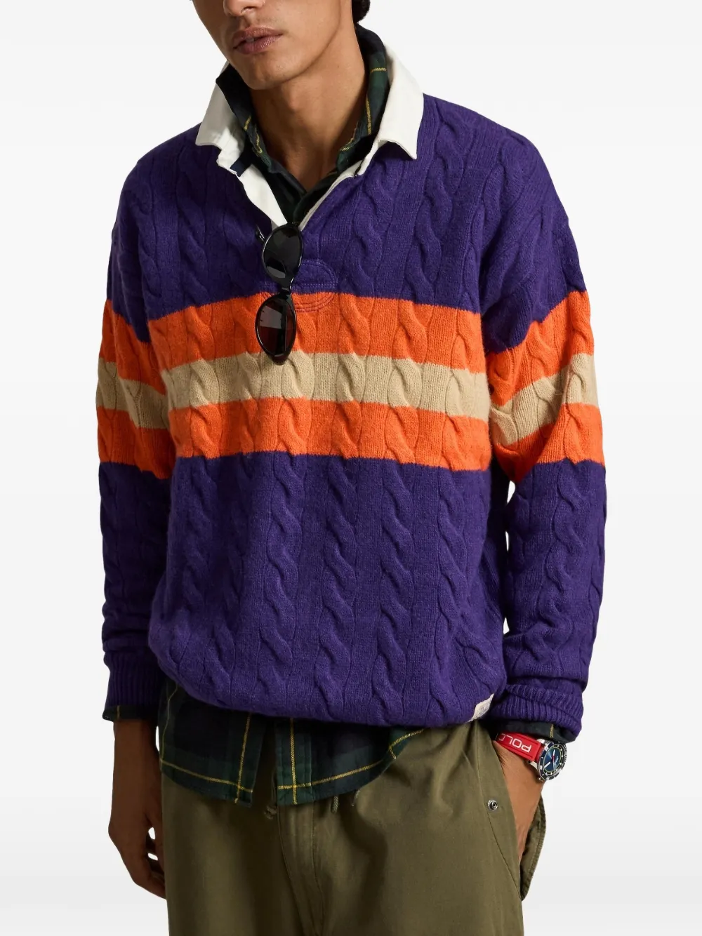 Polo Ralph Lauren Ruimvallende trui Paars