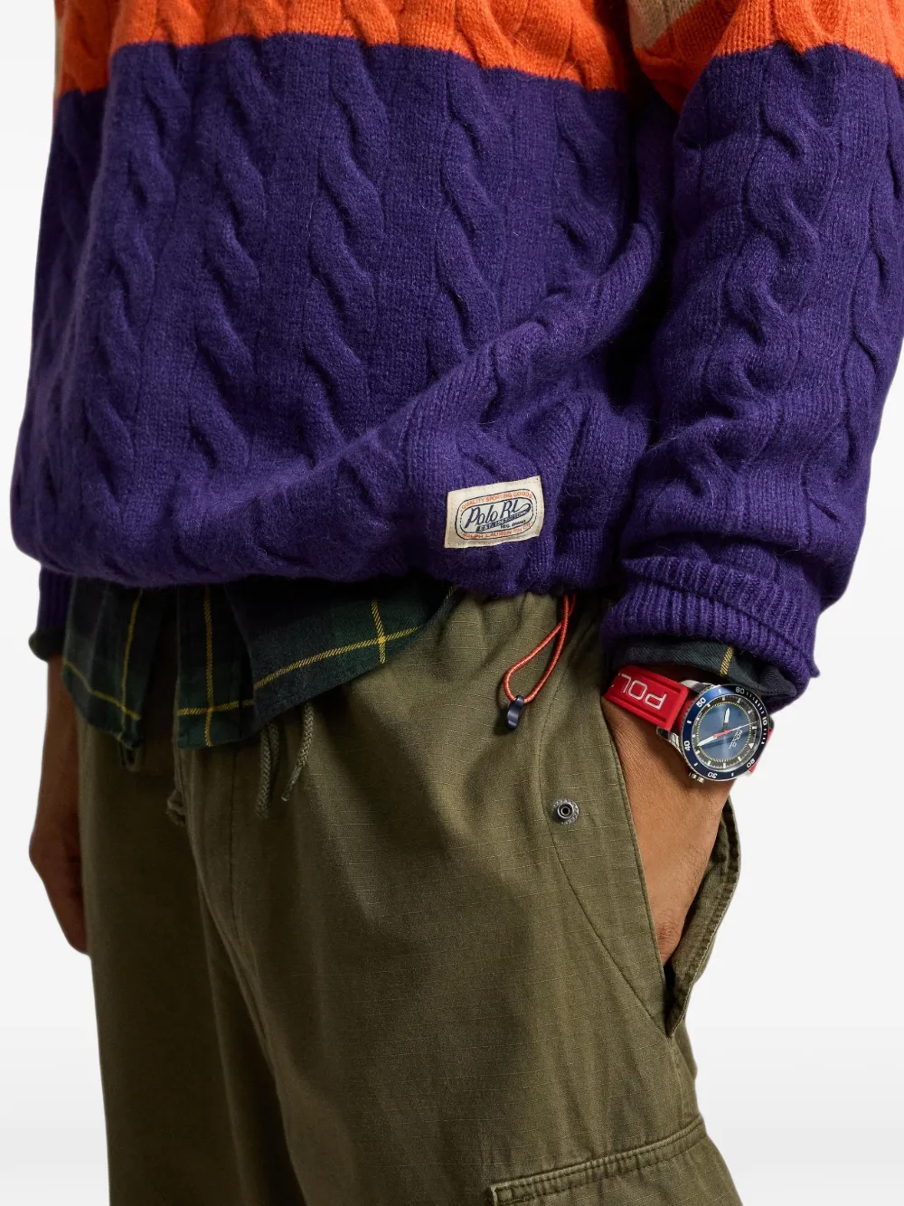 Polo Ralph Lauren Ruimvallende trui Paars