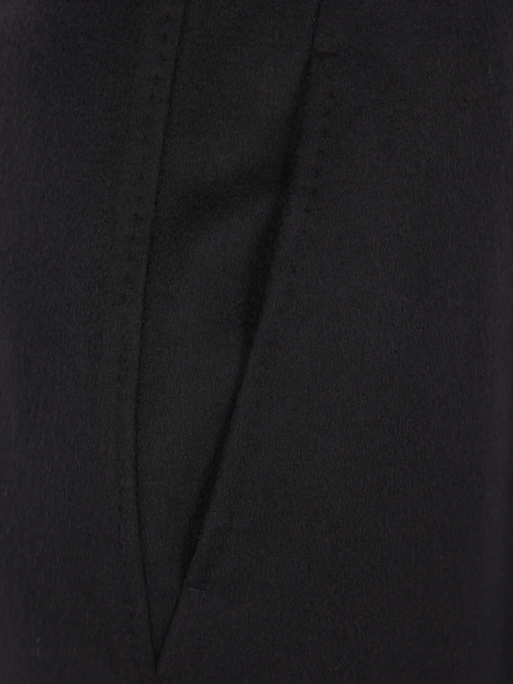Max Mara pleated virgin wool trousers Zwart