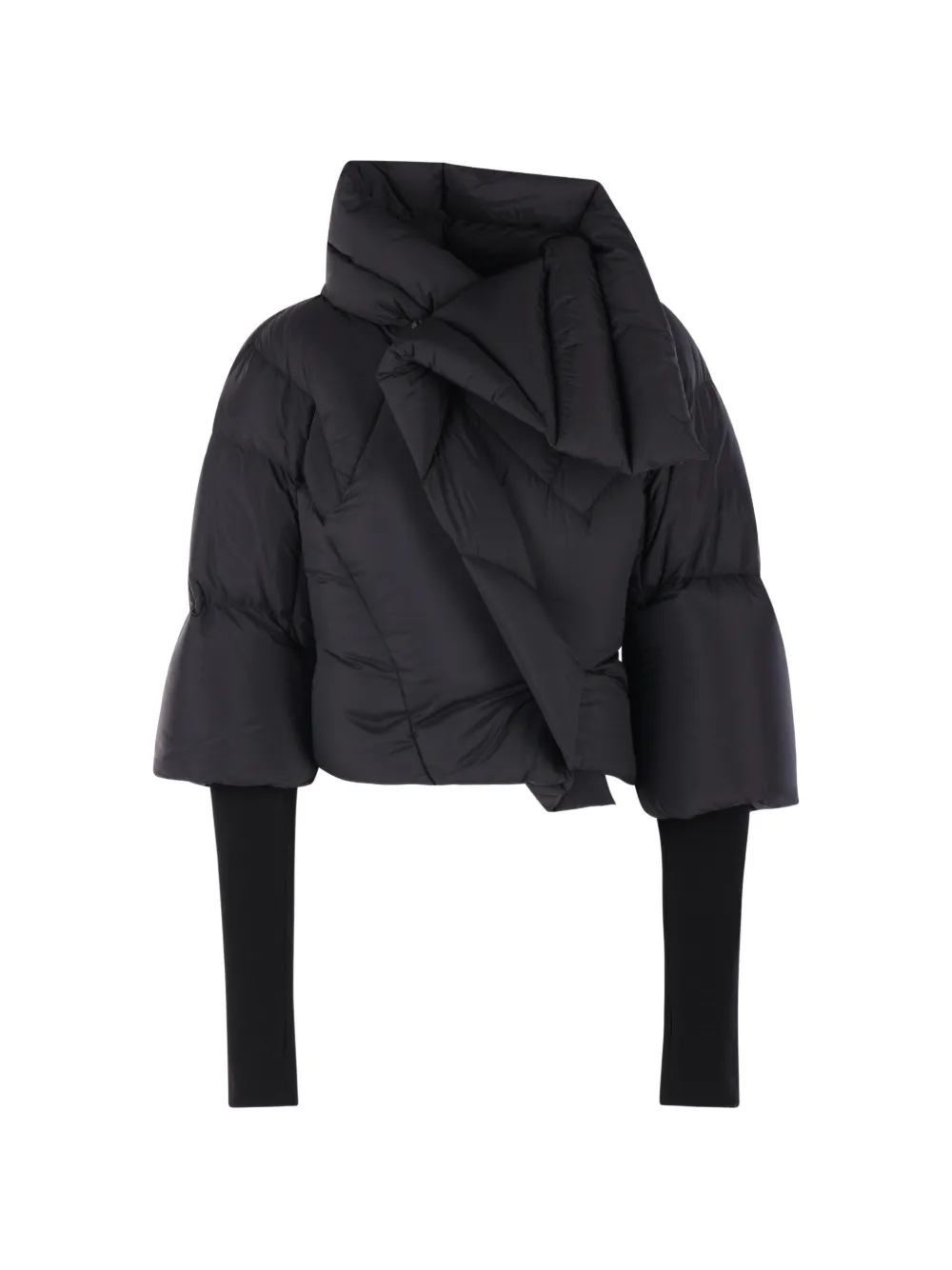 YEHUAFAN quilted asymmetric jacket