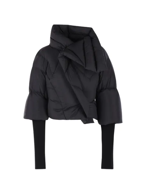YEHUAFAN quilted asymmetric jacket