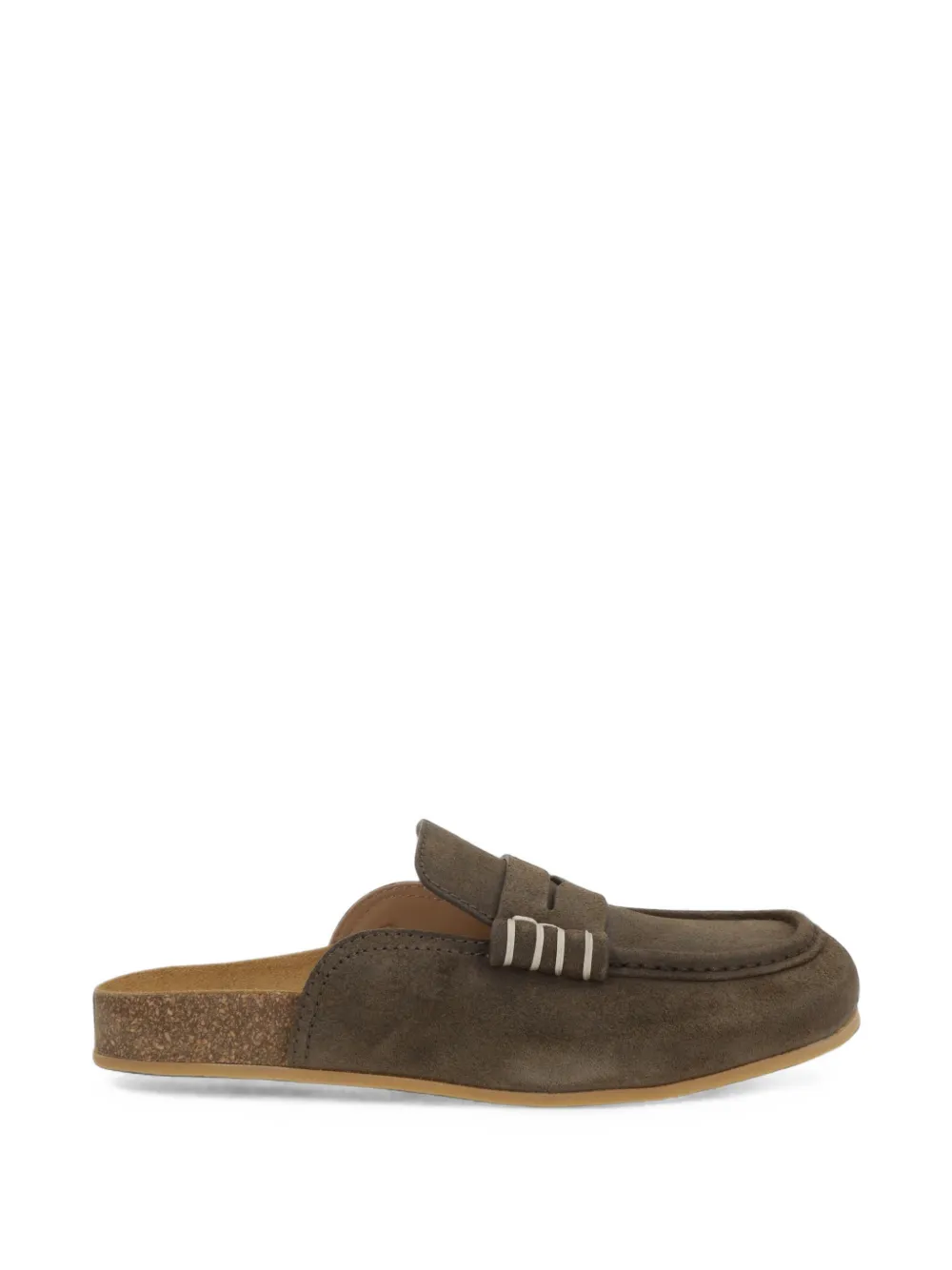 JW Anderson stitch-detail suede mules