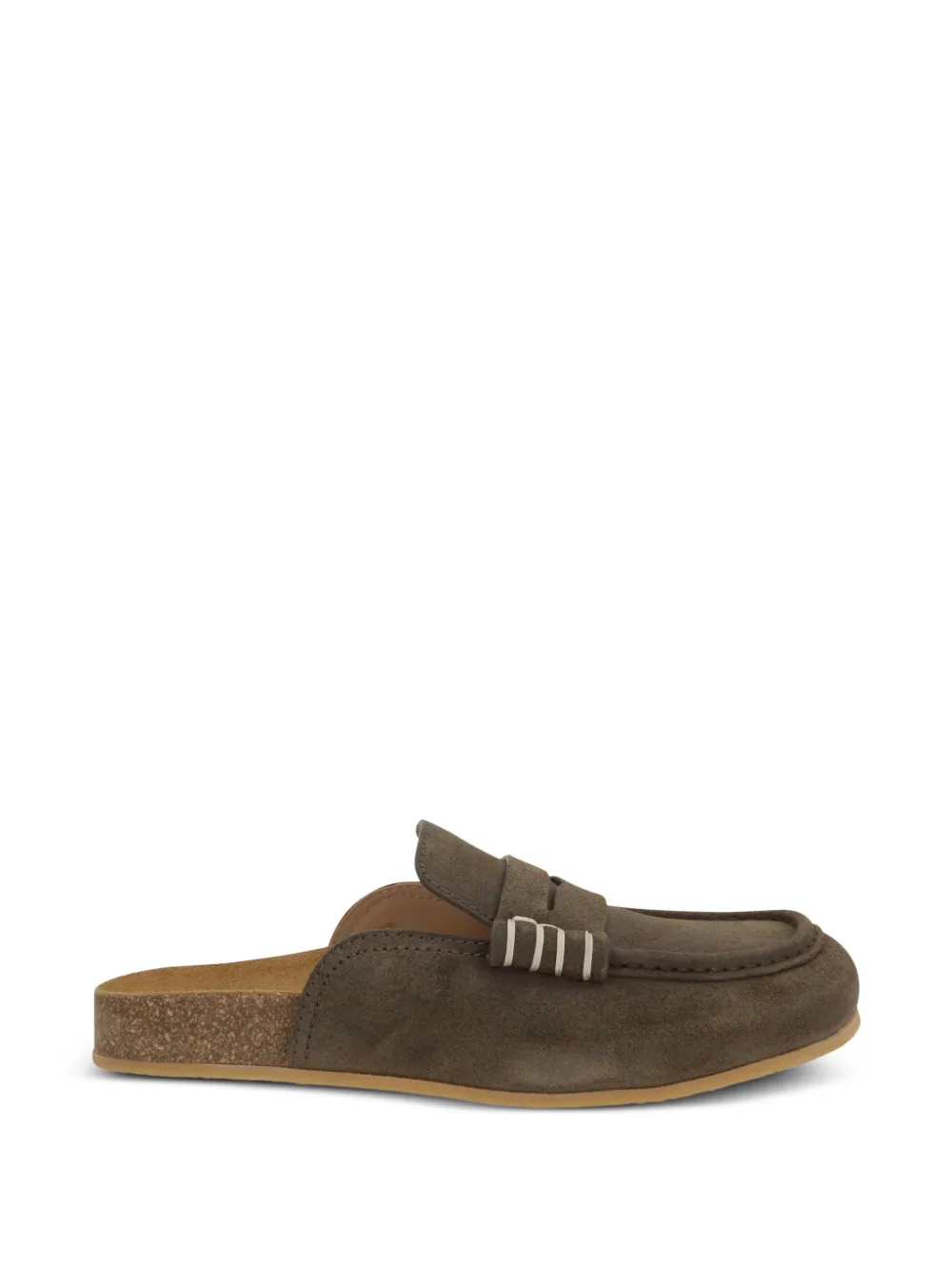 JW Anderson stitch-detail suede mules