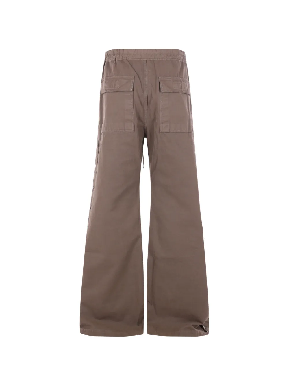 Rick Owens DRKSHDW Pusher broek met wijde pijpen en trekkoordtaille Bruin